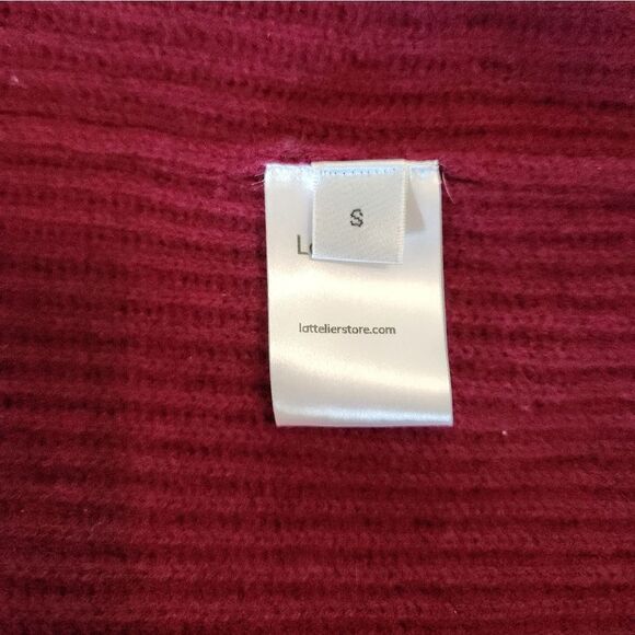 Lattelier Camel Hair Blend Oversized Cardigan Size Small - Picture 6 of 7